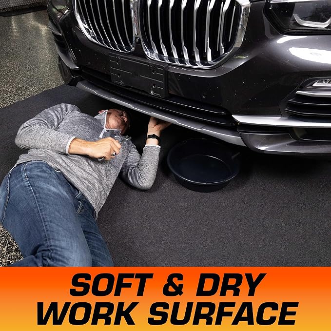 Armor All Premium Oil Spill Mat, Garage Floor Maintenance Mat, Absorbent Oil Pad - Image 4