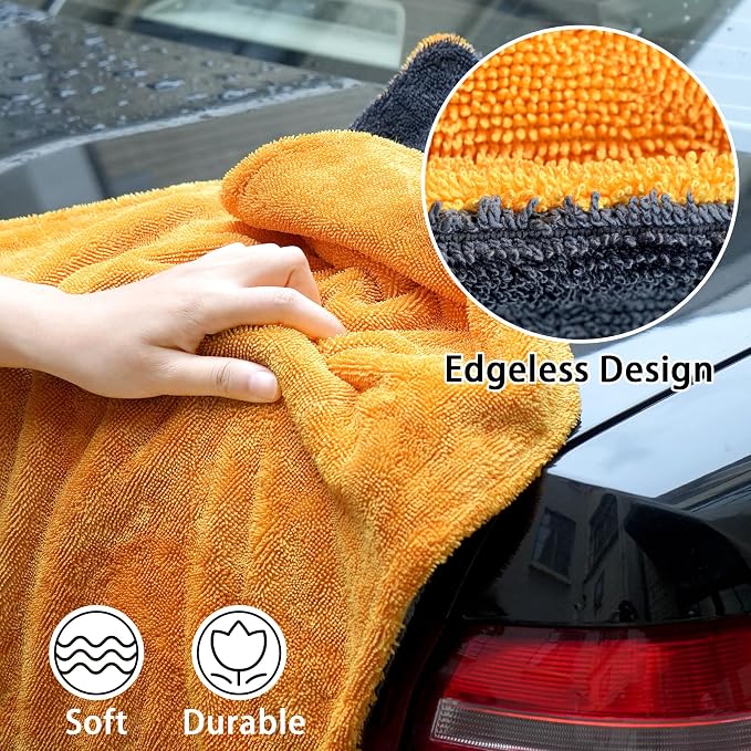 LIVOS Car Drying Towel, Premium Microfiber Towels - Image 3