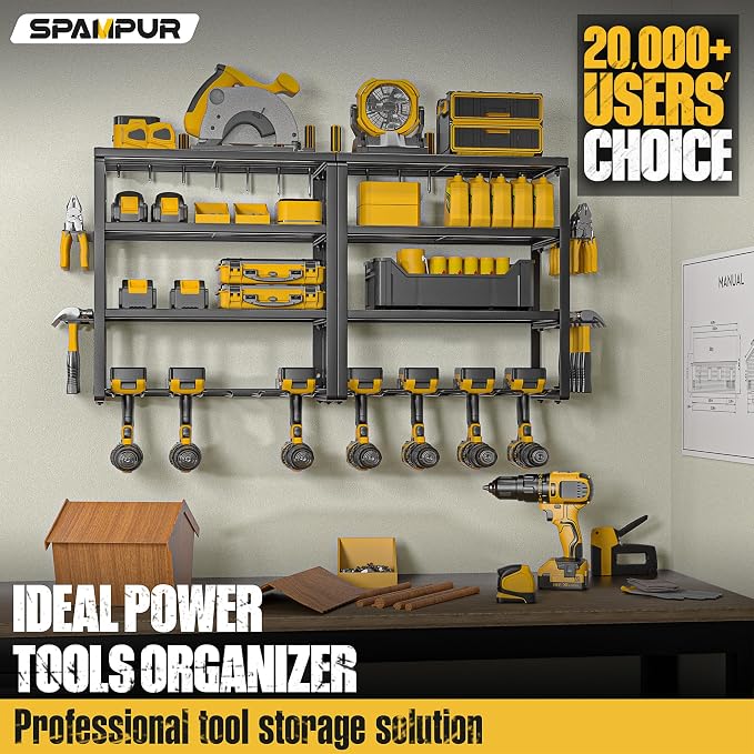 Power Tool Organizer, 15 Min Quick Assembly & Max 420lbs load by Heavy Duty - Image 2