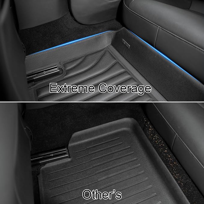 Extreme Coverage Tesla Model 3 Floor Mats 2025 2024 Premium Design Custom Fit - Image 4