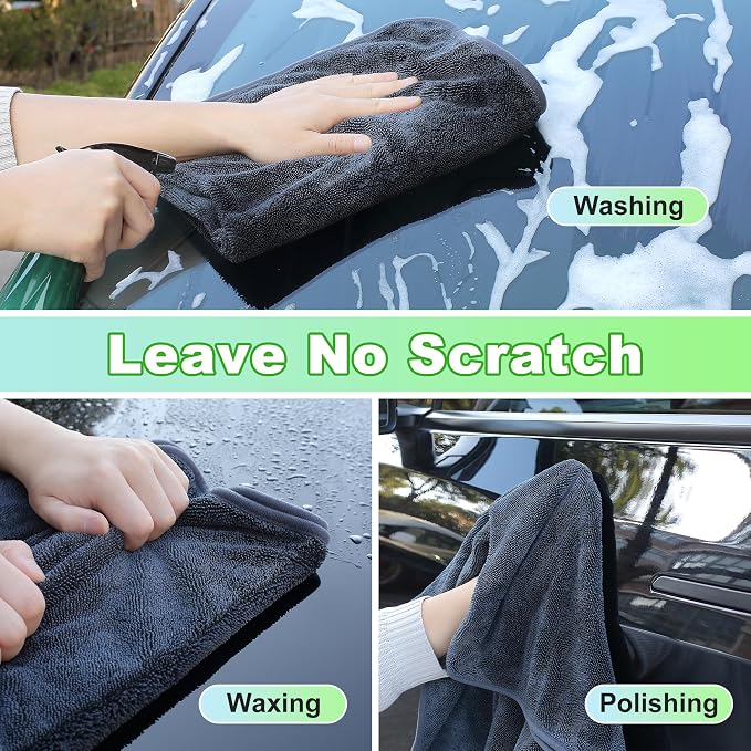 JOYMOOP Car Dry Towel, Quick Drying, Medium Size, Microfiber Cleaning Cloth - Image 6