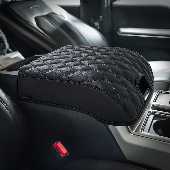 KMMOTORS F150 Center Console Cover, Thick Armrest Cushion, Interior Accessories - Image 3
