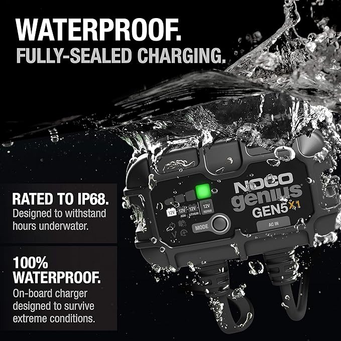 NOCO Genius GEN5X1: 1-Bank, 5A Onboard Battery Charger - Image 3