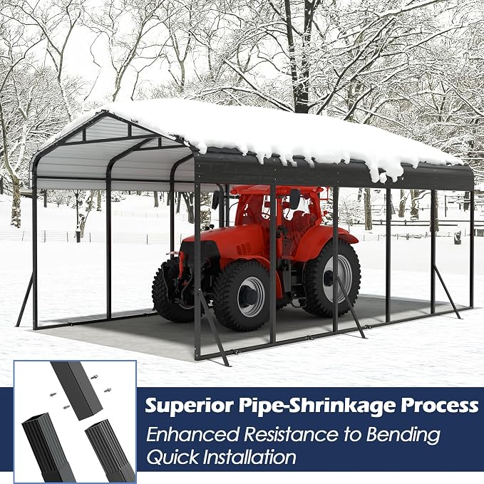 Xilingol Metal Carport, Heavy Duty Carport Canopy - Image 3