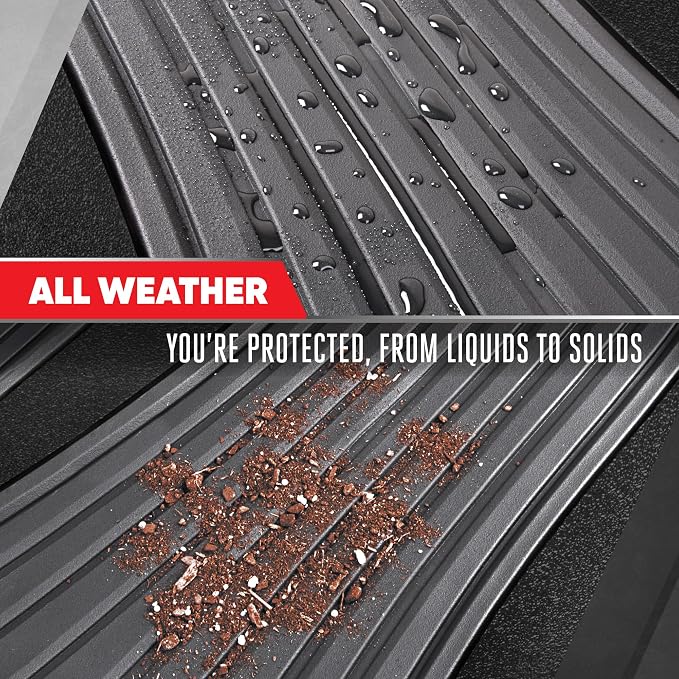Motor Trend ChromeTech Car Floor Mats Full Set - Image 5