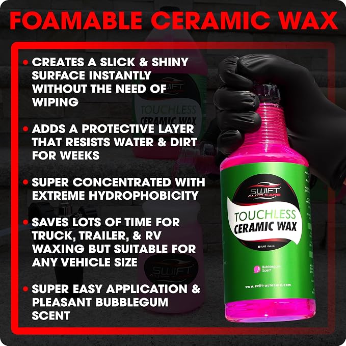 Swift Touchless Ceramic Foamable Wax – Spray On/Rinse Off - Image 2