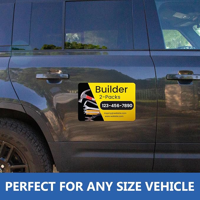 Custom Car Magnet Signs for Businesses 2 pk - Image 7