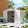 Outsunny 9' x 6' Outdoor Storage Shed, Garden Tool Metal Shed by Outsunny