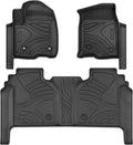 Floor Mats Fit for 2019-2025 Chevy Silverado 1500/GMC Sierra 1500, Car Mats for by AUTOSAVER88