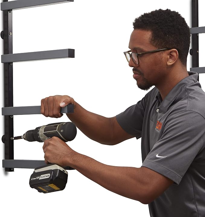 Bora Wood Organizer and Lumber Storage Metal Rack - Image 4