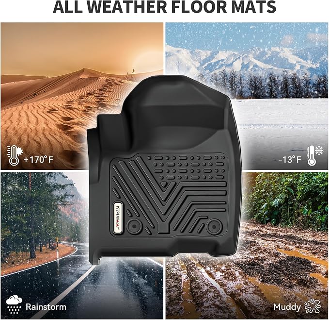 YITAMOTOR Floor Mats & Cargo Liner Compatible - Image 5