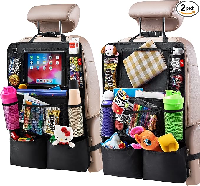 Helteko Backseat Car Organizer, Kick Mats Back Seat Protector by Helteko