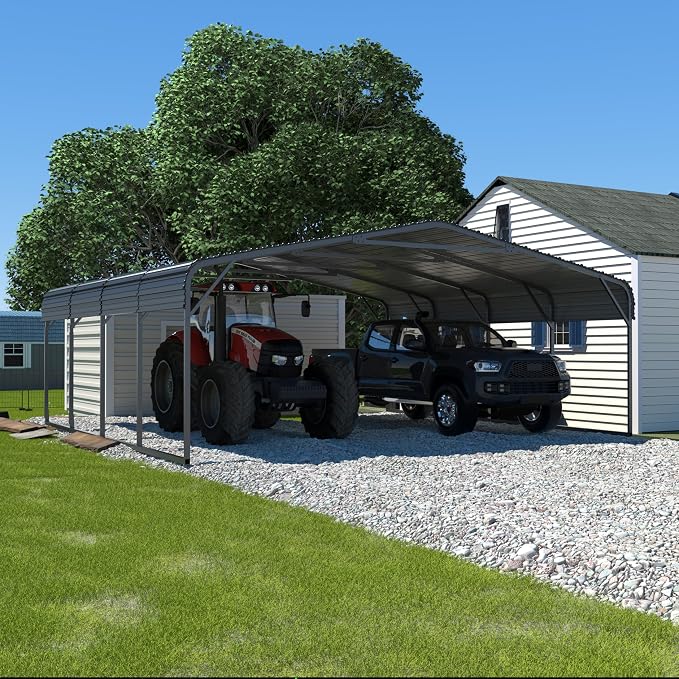 20x20 FT Heavy-Duty Carport - Image 3