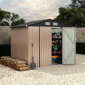 6x8 FT Metal Storage Sheds Outdoor by RELJOFUM