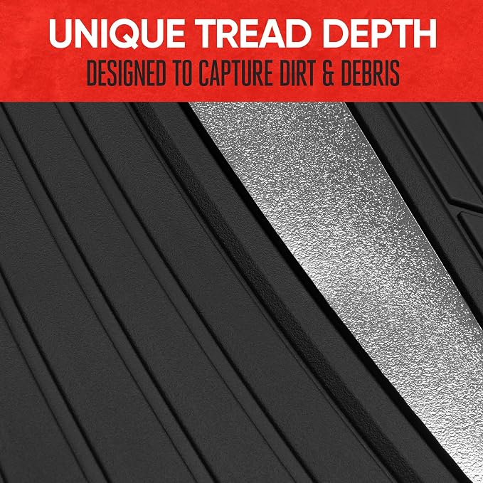 Motor Trend ChromeTech Car Floor Mats Full Set - Image 4