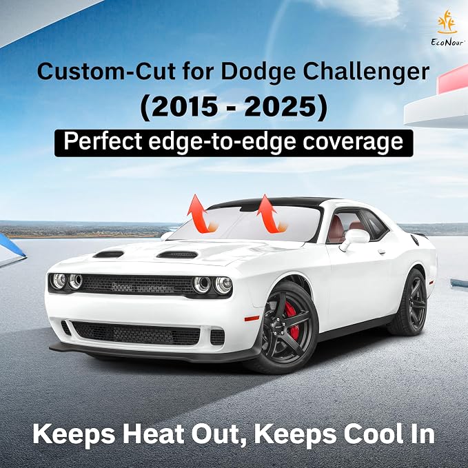 EcoNour Windshield Sun Shade Compatible - Image 2