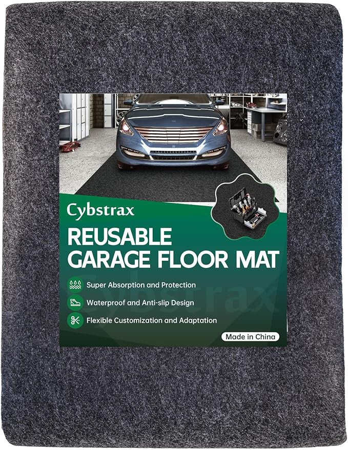 Oil Spill Mat - 72" x 60" Absorbent Oil Garage Floor Mat by Unknown