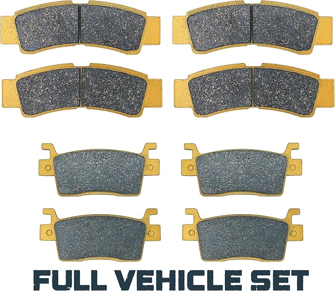 Extra Thick Ceramic Brake Pad Set fits Kawasaki KRX/KRX4 1000 2020-2025 Front & - Image 5