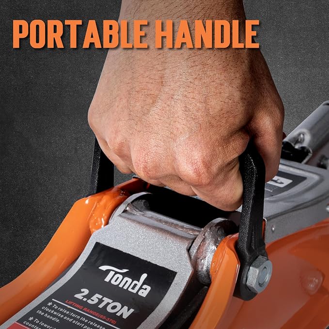 TONDA Low Profile Car Jack, 2.5 Ton Hydraulic Trolley Floor Jack - Image 4