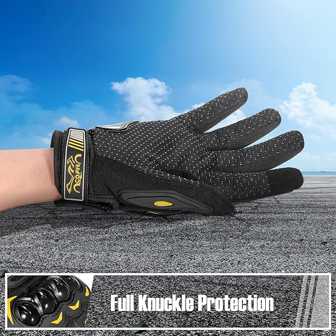 COFIT Motorcycle Gloves Breathable, Touchscreen Motorbike Gloves Anti-Slip - Image 4