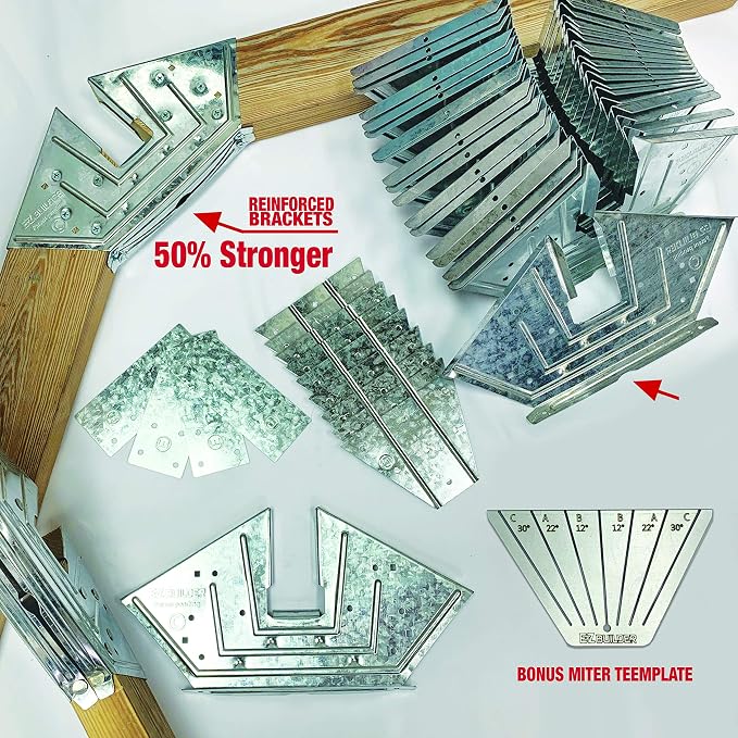 EZBUILDER 50 Structurally Stronger Truss Design Shed Builds 6in - 14in Widths - Image 3