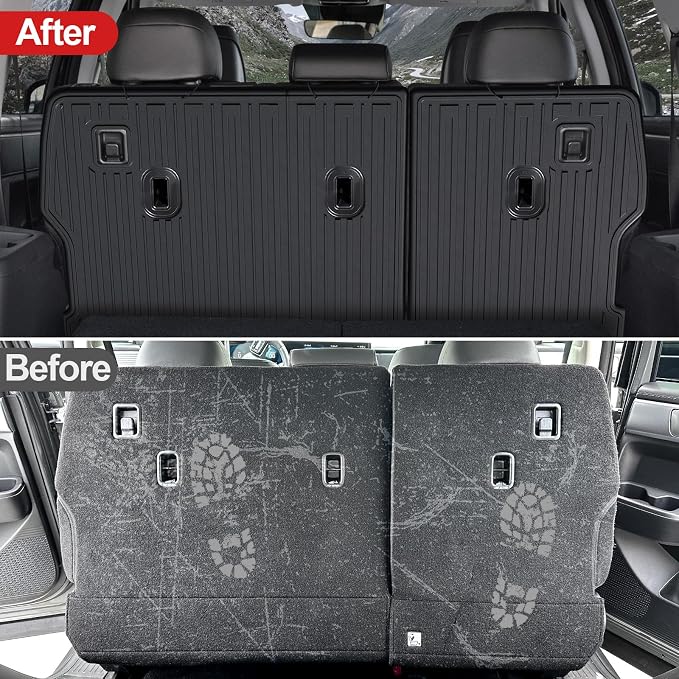 2nd Row Backrest Mat for 2024 2025 Hyundai Santa FE, All Weather TPE Seat Back - Image 6