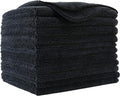 POLYTE Premium Microfiber Cleaning Towel, 16 x 16 in, 12 Pack by Polyte