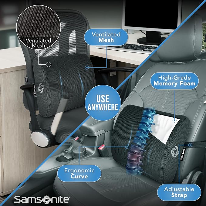 SAMSONITE Lumbar Support Pillow - Image 6