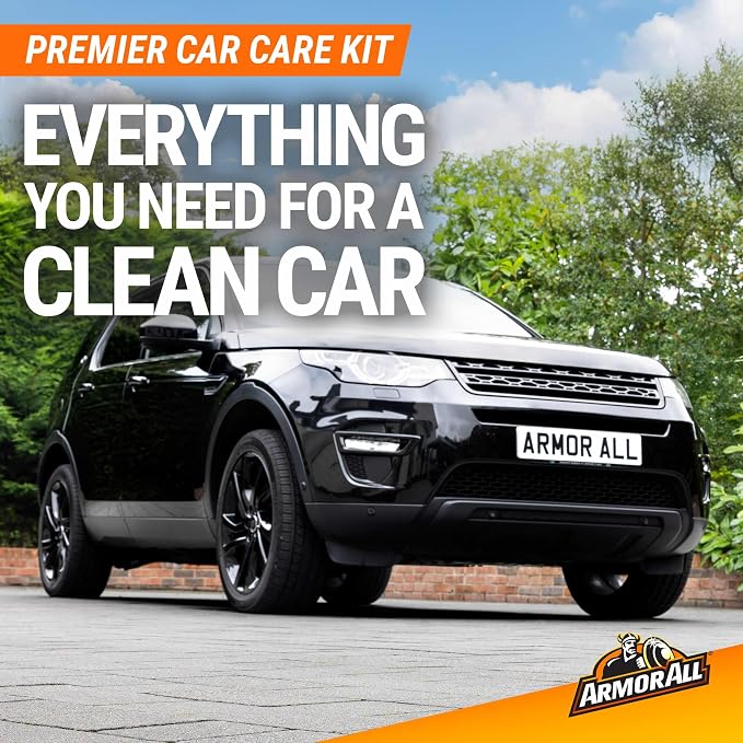 Armor All Premier Car Care Kit, Includes Car Wax & Wash Kit, Glass Cleaner - Image 11