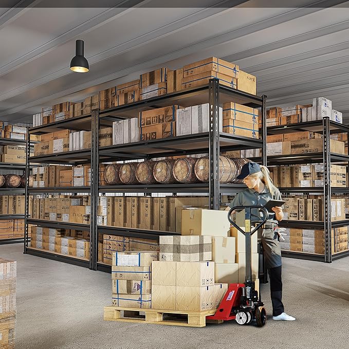 REIBII 2500LBS Garage Shelving Heavy Duty 72''H Storage Shelves 40" W Heavy - Image 6