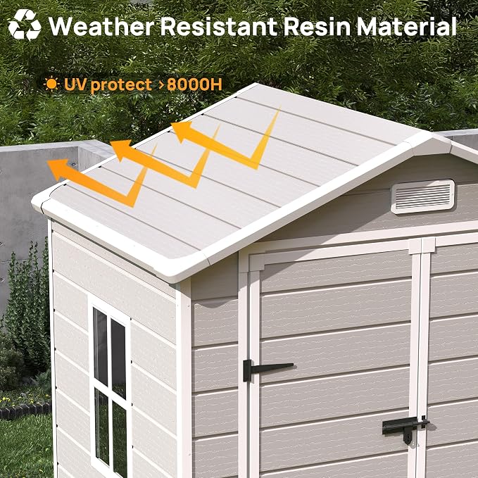 Resin Outdoor Storage Shed - Image 3