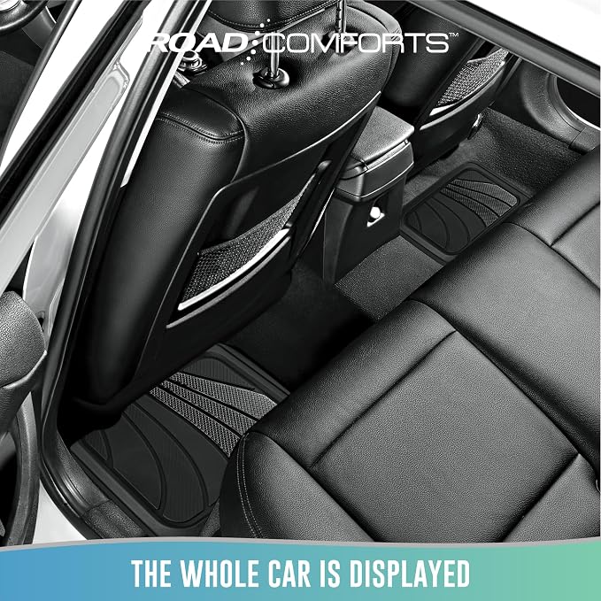 Road Comforts Car Floor Mats Full Set – Front & Rear Car Floor Mats - Image 3