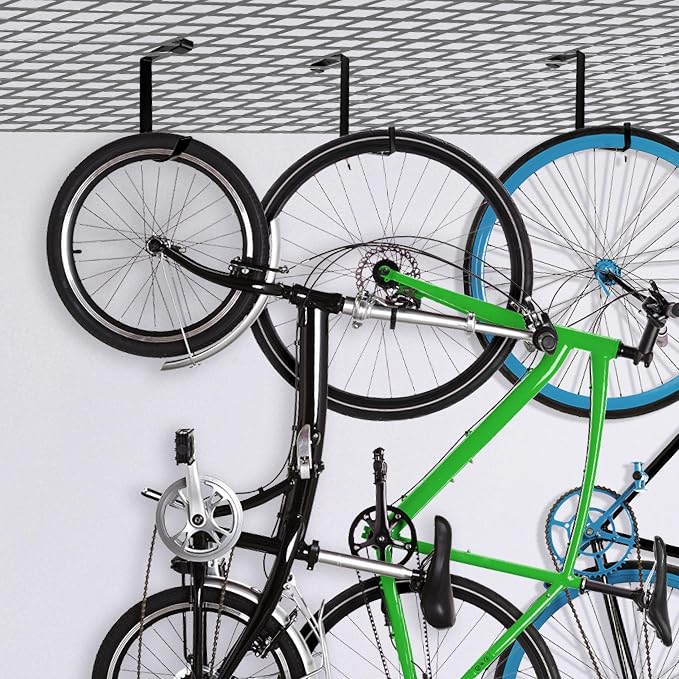 Bike Hooks for Garage Ceiling Mount Rack – Heavy Duty 4X8 Overhead Garage - Image 7