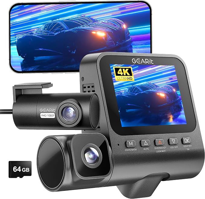 GEARit 3-Channel Dash Cam by GEARit
