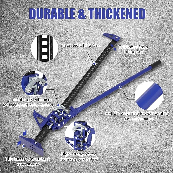 Multi-Functional Lift Jack, Farm Jack Heavy Duty Off Road, - Image 6