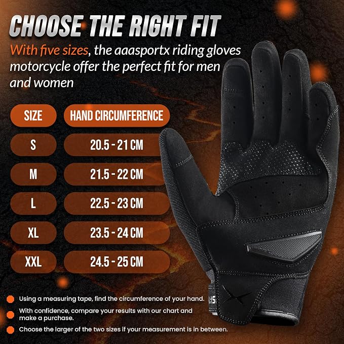 Breathable Motorcycle Gloves for Men - Image 7