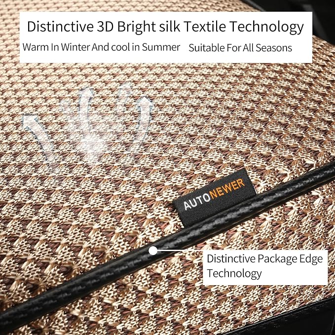 Auto Newer Breathable Universal Four Seasons Car Seat Covers, Luxury Include - Image 2