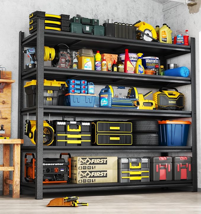 【Industrial Metal Adjustable Storage Shelving Units】Heavy Duty Steel Wire Rack by Buynow