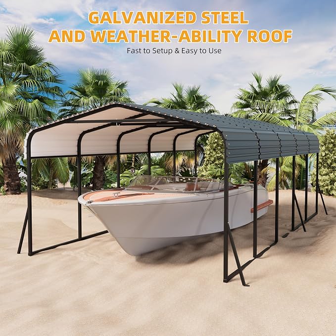 12x24FT Metal Carport Kits - Image 7