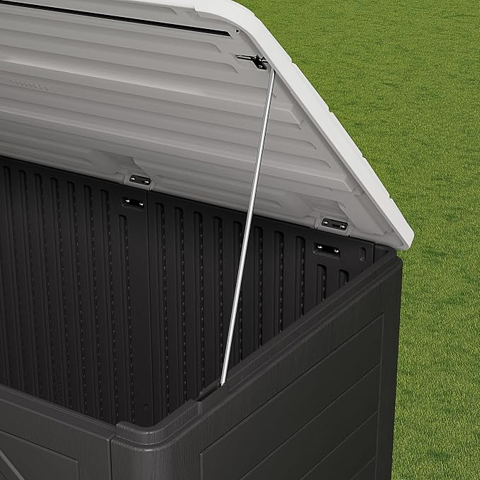 HOMSPARK Storage Shed Weather Resistance, Horizontal Storage Shed - Image 7