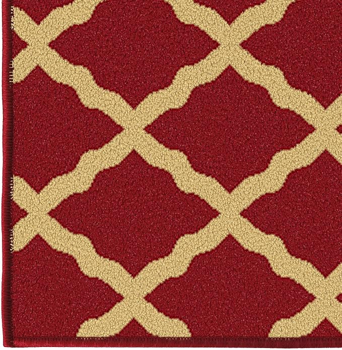 Ottomanson 5' x 6'6" Rugs for Living Room Trellis Area Rug for Bedroom - Image 8