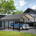 JAMFLY Carport, 12X15 FT Metal Carport, Heavy Duty Carport Canopy by JAMFLY