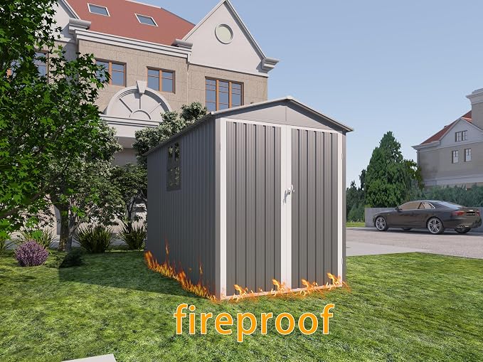 Motorcycle Steel Storage Shed - Image 4