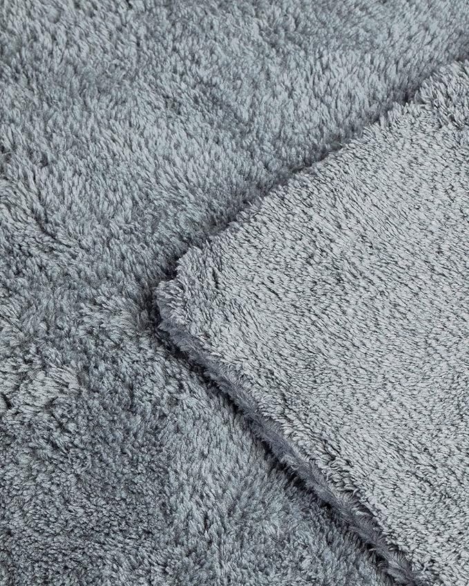 Adam's Borderless Grey Microfiber Towel - Image 4