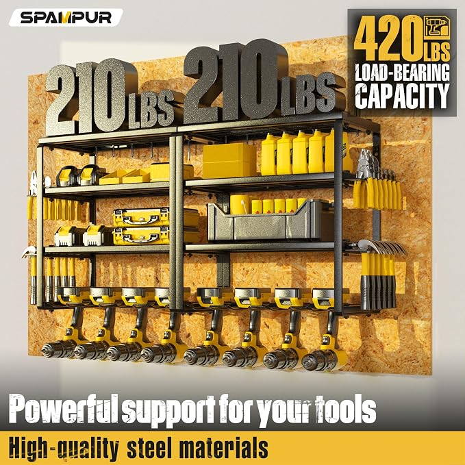 Power Tool Organizer, 15 Min Quick Assembly & Max 420lbs load by Heavy Duty - Image 3