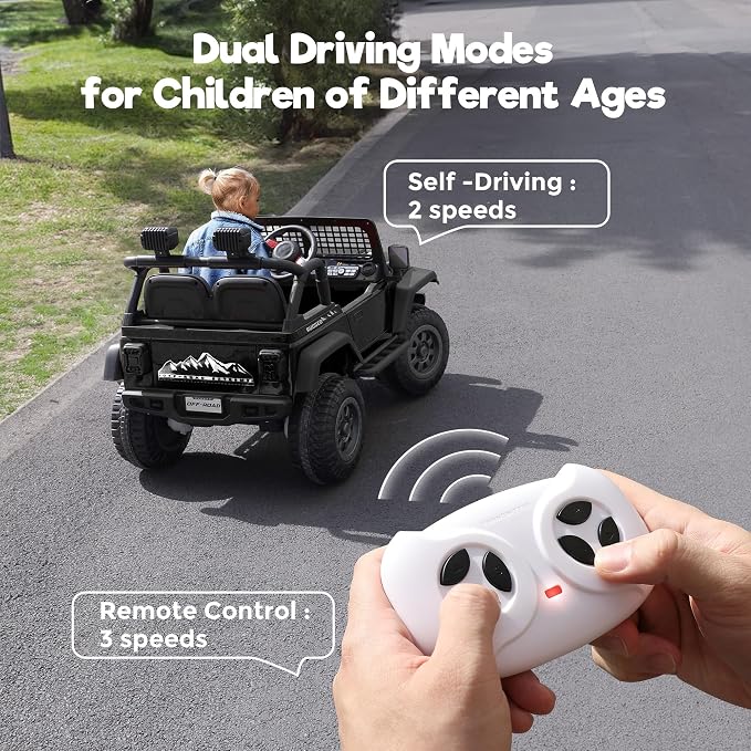 2 Seater Ride on Car, 12V 7AH Electric Car - Image 3
