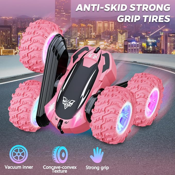 Remote Control Car, 2.4GHz RC Stunt Car, Double Sided 360° Rotating RC Cars - Image 5