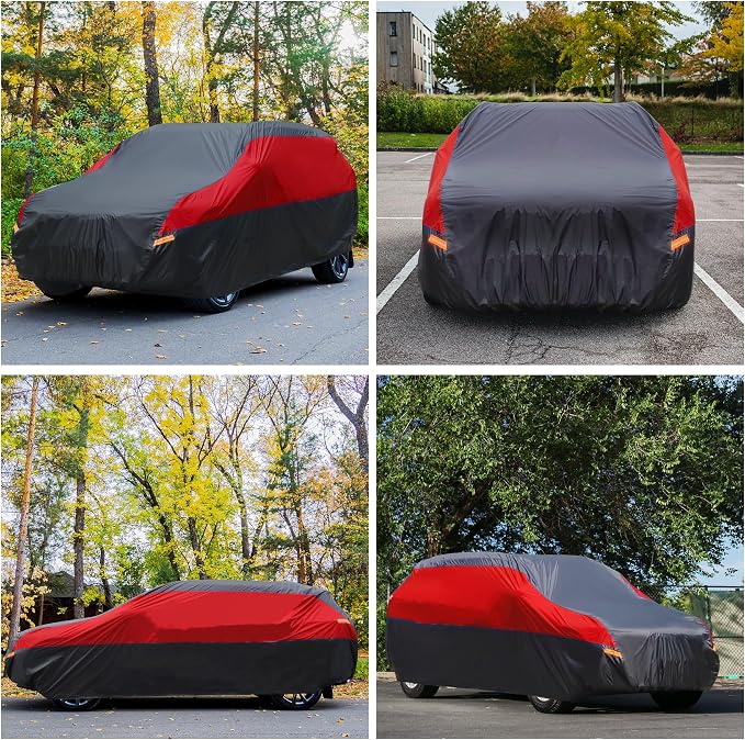 SUV Car Cover Hatchback Cover Waterproof All Weather, Outdoor Car Covers - Image 4