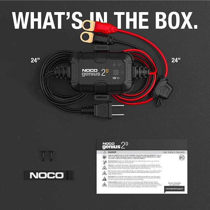 NOCO GENIUS2D: 2A 12V Smart Onboard Battery Charger - Image 6