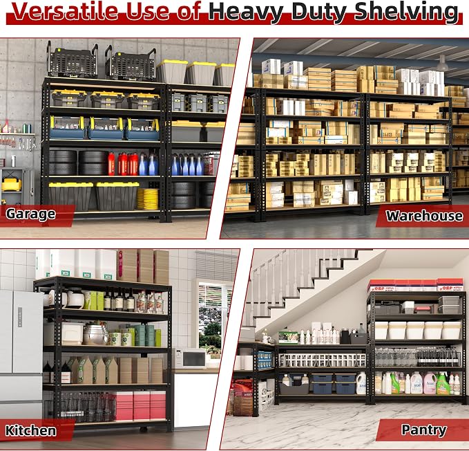5-Shelf Heavy Duty Shelving - Image 7
